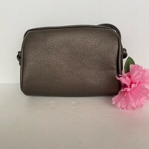 PEWTER MINI CROSSBODY BY CHARMING CHARLIE